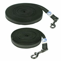 Gummierte Leine Breit INOX