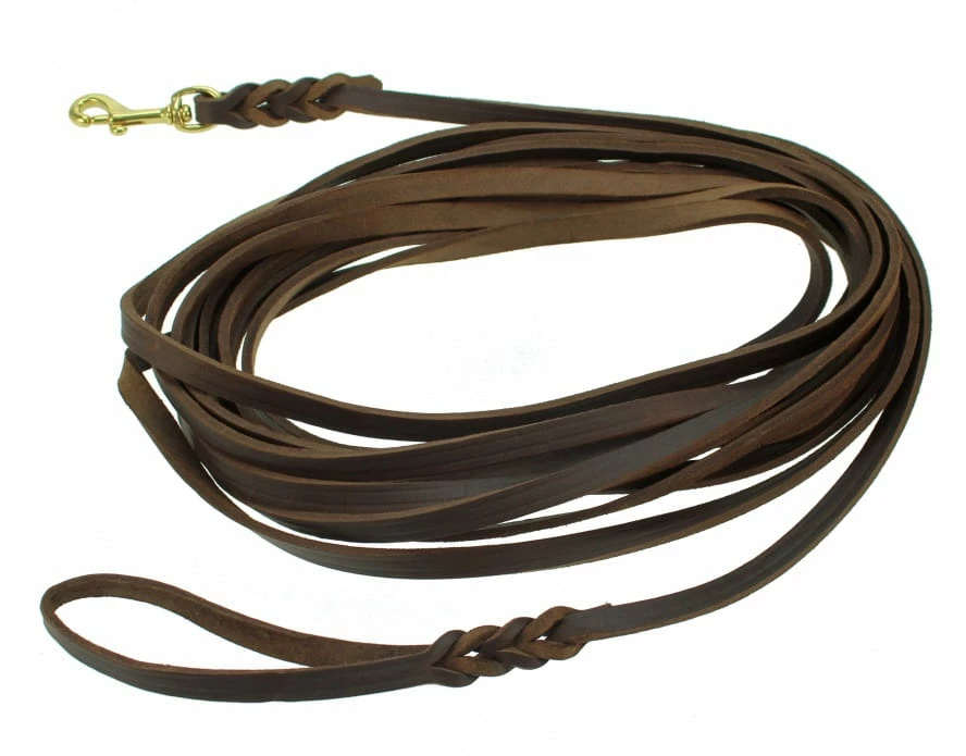 Lederleine 11mm Schmal 10m Lang 1 Lederleine 11mm Schmal 10m Lang